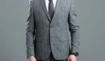 Costume 2 Pièces Slim Prince de Galle – Gris