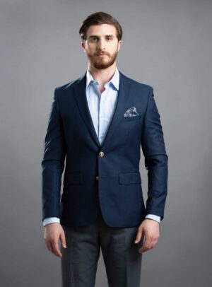 Blazer Uni Slim - Bleu Marine