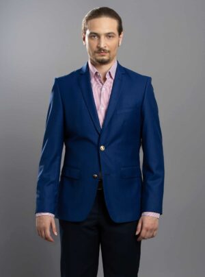 Blazer Uni Slim - Bleu Royale