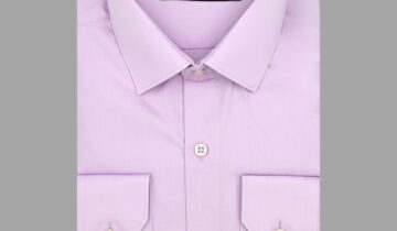 Chemise Slim Fit Uni Poplin – Parme