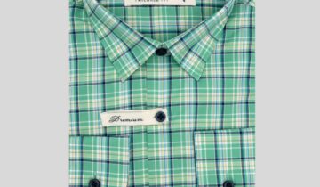 Chemise Ajustée Carreaux – Vert