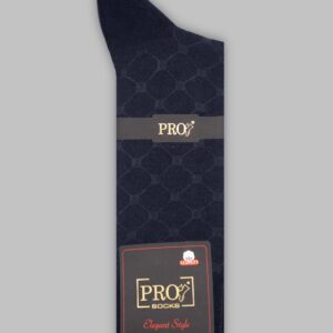 Chaussettes Carreaux Coton - Bleu Marine