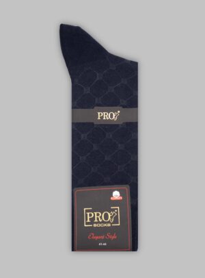 Chaussettes Carreaux Coton - Bleu Marine