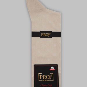 Chaussettes Carreaux Coton - Beige