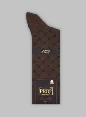 Chaussettes Carreaux Coton - Marron