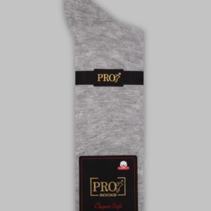 Chaussettes Carreaux Coton -Gris Clair