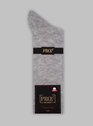 Chaussettes Carreaux Coton -Gris Clair