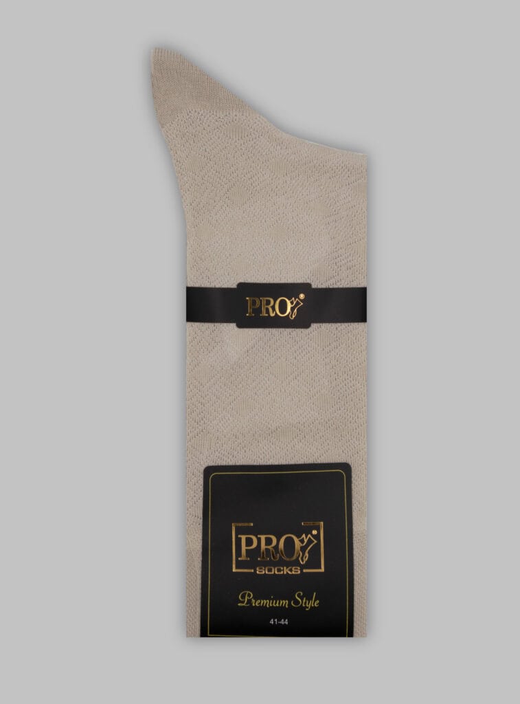 Chaussettes Fantaisie Coton - Beige