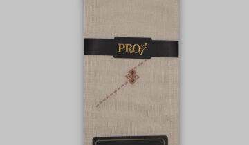 Chaussettes Micro Motif Coton – Beige