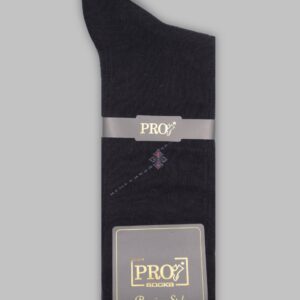 Chaussettes Micro Motif Coton - Noir