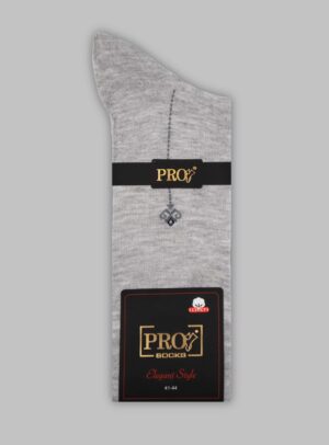 Chaussettes Floral Coton Doux  - Gris Clair