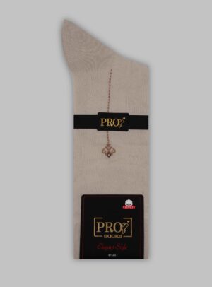 Chaussettes Floral Coton Doux - Beige