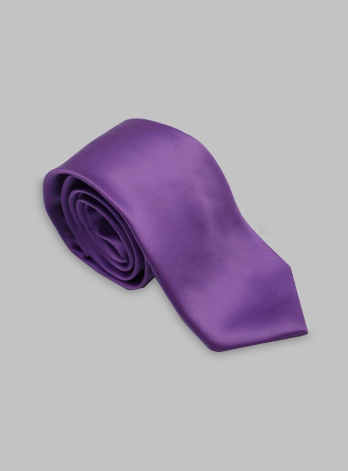 Cravate En Satin - Parme