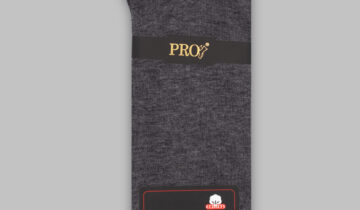 Chaussettes Uni Coton Doux – Gris Anthracite
