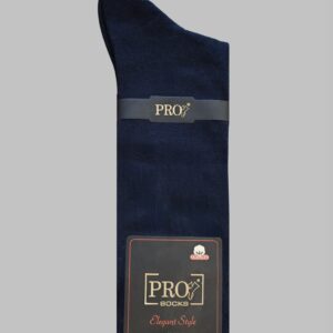 Chaussettes Uni Coton Doux - Bleu Nuit