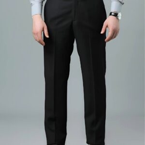 Pantalon de Costume Uni Slim - Noir