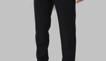 Pantalon de Costume Uni Slim – Marine