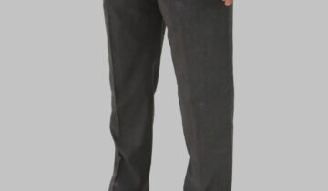 Pantalon Ville Chiné Coupe Ajusté – Gris Chiné