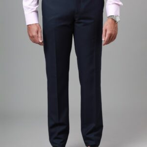 Pantalon Ville Uni Slim - Bleu Marine