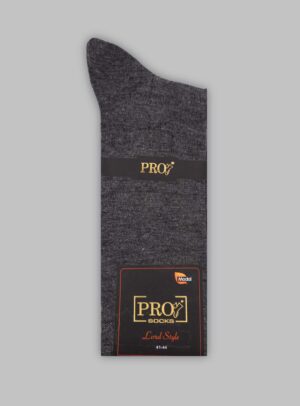 Chaussettes Modal Uni- Gris Foncé