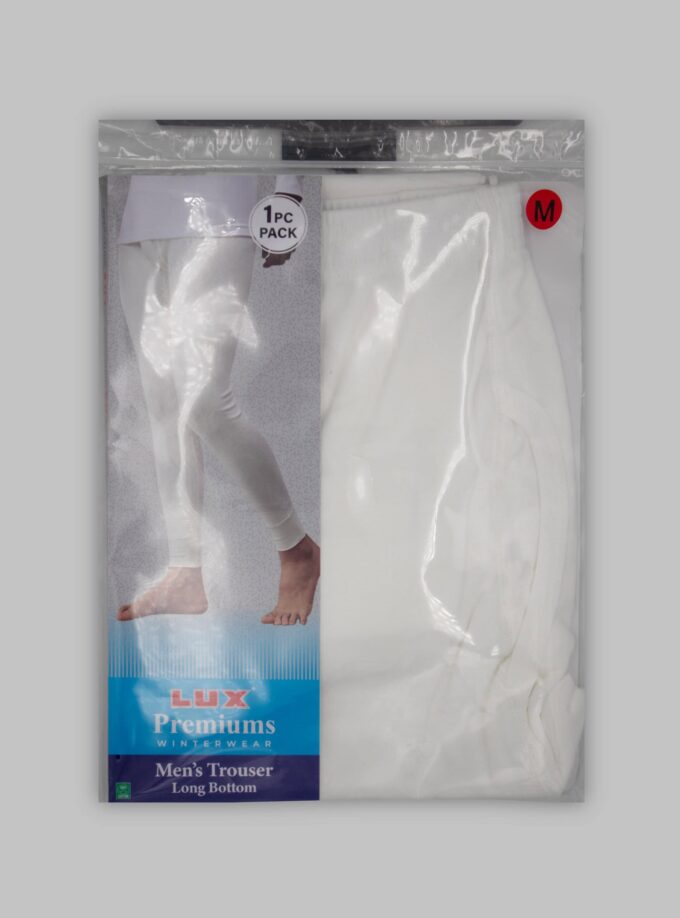 Pantalon Homme Thermique - Blanc