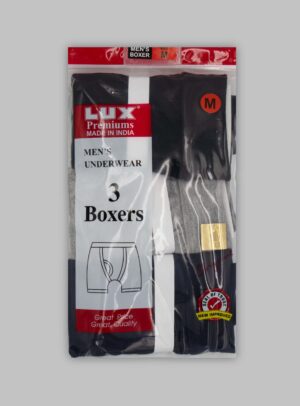 Lot de 3 boxers unis coton - Assorted