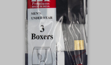 Lot de 3 boxers unis coton – Assorted