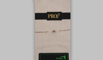 Chaussettes Bamboo Micro Motif – Beige