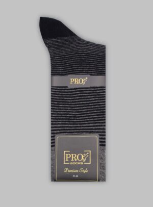Chaussettes Rayée Coton - Noir