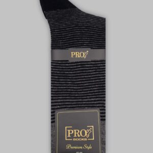 Chaussettes Rayée Coton - Gris