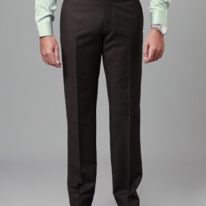 Pantalon de Costume Uni Slim - Marron