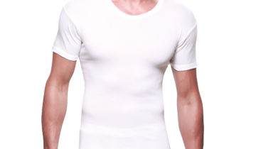 T-Shirt Col Rond pur Coton – Blanc