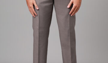 Pantalon de Costume Uni Slim – Marron Clair