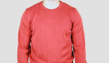Pull Col Rond Uni – Orange