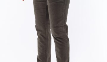 Pantalon Chino Slim En velours – Kaki