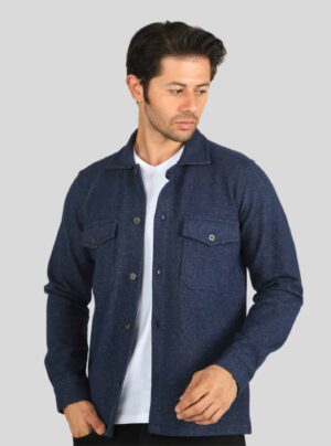 Surchemise Stretch - Bleu marine