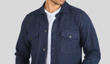 Surchemise Stretch – Bleu marine