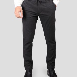 Pantalon Slim  Classique Sport Uni - Gris Anthracite