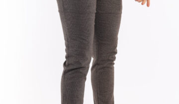 Pantalon Classique Sport Slim Pied De Poule – Marron