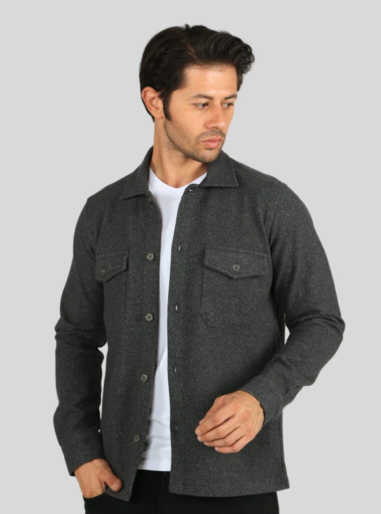 Surchemise Stretch - Gris