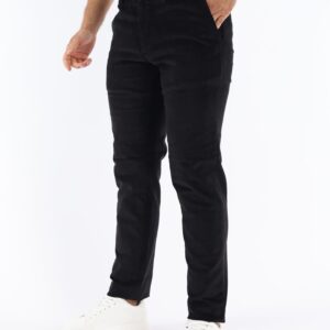 Pantalon Chino Slim En velours - Noir