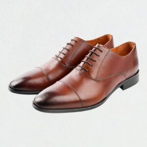 Chaussures Richelieu Cuir - Marron Patiné - 44