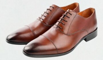 Chaussures Richelieu Cuir – Marron Patiné