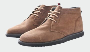 Bottine En Daim – Marron Clair