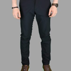 Pantalon Classique Sport Ajusté Uni - Noir