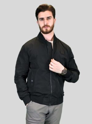 Blouson Col Teddy -Noir