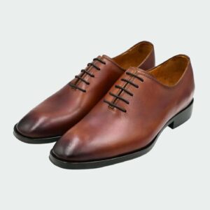 Chaussures Richelieu Cuir - Marron patiné