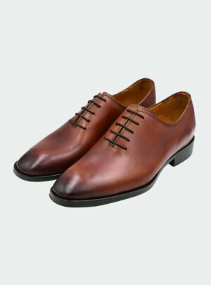Chaussures Richelieu Cuir - Marron patiné