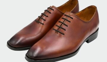 Chaussures Richelieu Cuir – Marron patiné