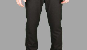 Pantalon Slim  En Flanelle – Marron